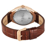 Titan Contour Analog Men's watch with Small Second and White Dial with Brown Leather Strap, 90210WL01