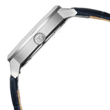 Titan Regalia Men's Analog Watch Blue Dial With Blue Leather Strap , 90213SL01