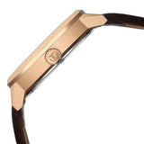 Titan Regalia Men's Analog Watch Silver Dial With Brown Leather Strap , 90213WL01