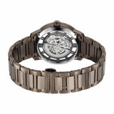 Titan Men's Automatic Watch Silver Dial with Brown Stainless Steel Band, 90220QM01