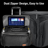 Ikarao Rolling Speaker Bag with 10mm Thick Padding and Folding Hand Truck, IK-X1TRLYBAG