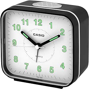 Casio, Beep Sound Alarm Clock Analog Black, TQ-328-1DF