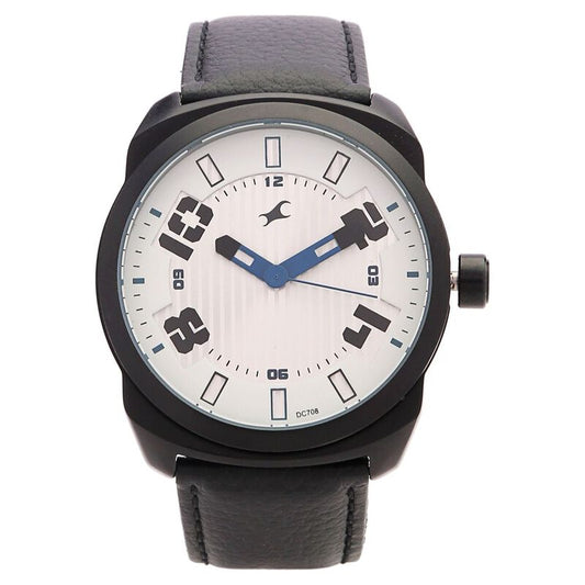 Fastrack, Men's, Analog Watch, Black Dial, with Leather Band, FA-9463AL01