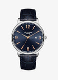 Lee Cooper Men's Analog Watch with Dark Blue Dial and Dark Blue Leather Band, LC08379.399