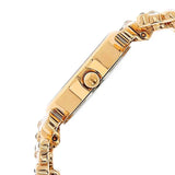 Titan Raga Women's Watch with Mother Pearl dial and Stone Studded Metal Strap, 95032WM01