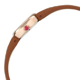 Titan Raga X Masaba Women's Watch Analog Rose Gold Dial With Brown Leather Strap, 95075WL01