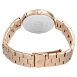 Titan Women's Stellar Multifunction Watch Black Dial With Rose Gold Stainless Steel Band, 95086WM01