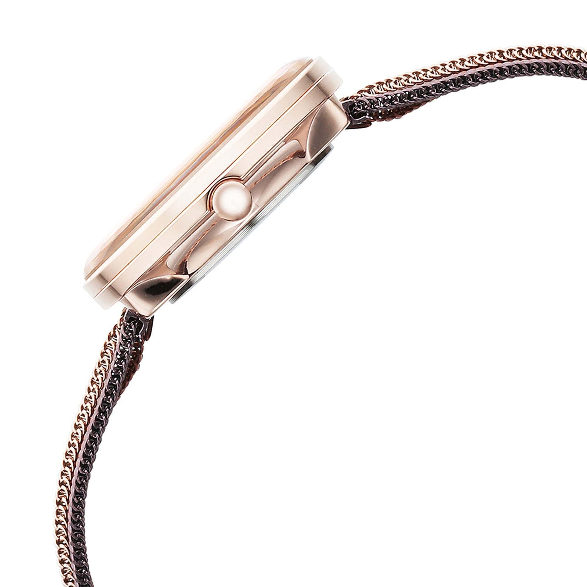Titan Raga Delight Women's Watch Rose Gold Dial With Rose Gold Stainless Steel Band, 95153 - view 4