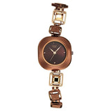 Titan Raga Love All Analog Women's Watch, Brown Dial Stainless Steel Strap, 95156KM01