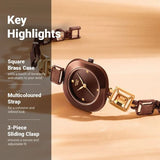Titan Raga Love All Analog Women's Watch, Brown Dial Stainless Steel Strap, 95156KM01