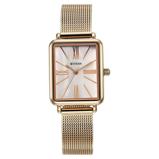 Titan, Women, Analog, Watch, Mother of pearl Dial, 95181WM01