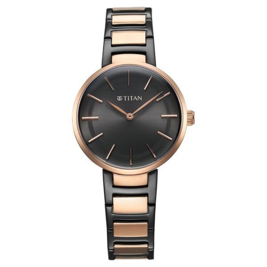 Titan, Women, Analog, Watch, Anthracite Dial, Stainless steel Strap, 95183KM02