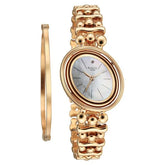 Titan Raga Love All Analog Women's watch with Mother of pearl Dial and Metal Strap, 95202WM01