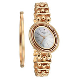 Titan Raga Love All Analog Women's watch with Mother of pearl Dial and Metal Strap, 95202WM01