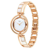 Titan Raga Power Pearls Women's Watch Analog Mother Of Pearl Dial With Rose Gold Stainless Steel Band , 95232WM01