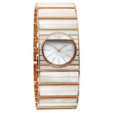 Titan Raga Power Pearls Analog Mother Of Pearl Dial With Rose Gold Stainless Steel Band, 95234WM01
