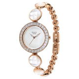 Titan Raga Power Pearls Quartz Analog Women's Watch with Mother Of Pearl Dial faceted and MOP Strap, 95250WM01