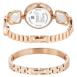Titan Raga Women's Quartz Analog Watch, Titan Raga Women Analog Mother Of Pearl Dial, Rose Gold Stainless Steel Strap, TI-95250WM02