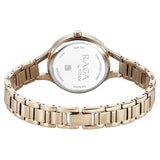 Titan Raga Women's Analog Watch Mother Of Pearl Dial With Golden Stainless Steel Strap , 95275WM01
