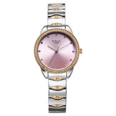 Titan Raga Showstopper Women's Watch Analog Pink Dial with Silver Stainless Steel Band, 95281KM01