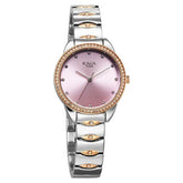 Titan Raga Showstopper Women's Watch Analog Pink Dial with Silver Stainless Steel Band, 95281KM01