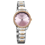 Titan Raga Showstopper Women's Watch Analog Pink Dial with Silver Stainless Steel Band, 95281KM01