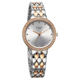 Titan Raga Showstopper Women's Watch Analog Silver Dial with Two-Toned Stainless Steel Band, 95282KM01