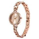 Titan Raga Women's Watch Analog Rose Gold Dial with Rose Gold Stainless Steel Band, 95288WM01