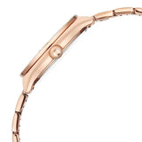 Titan Glamour Women's Analog Watch Mother Of Pearl Dial With Rose Gold Stainless Steel Band, 95289WM01