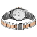 Titan Workday Wonders Quartz Analog Women's watch with Date and Pink Mother Of Pearl Dial with Stainless Steel Strap, 95295KM01