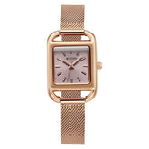 Titan Horizon Women's Watch Analog Pink Dial with Rose Gold Mesh Band, 95298WM01