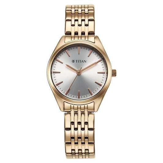 Titan, Men's, Analog Watch, Silver Dial, with Stainless Steel Band, TI-95322WM01
