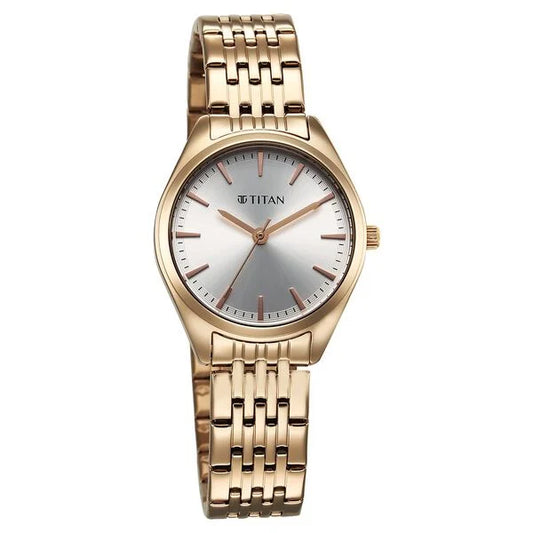 Titan, Men's, Analog Watch, Silver Dial, with Stainless Steel Band, TI-95322WM01
