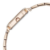 Titan Purple Metro Quartz Analog Women's Watch with Red Dial and Rose Gold Plated Stainless Steel Strap, 95323WM01