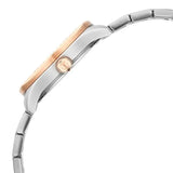 Titan Glamour Women's Quartz Analog Watch Silver Dial With Two Toned Stainless Steel Strap, 95326KM01