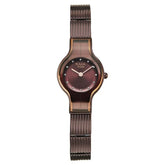 Titan Raga Quartz Analog Women's Watch With Brown Dial and Brown Stainless Steel Strap,95328QM01