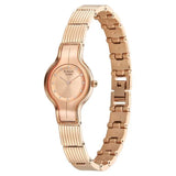 Titan Raga Quartz Analog Women's Watch With Rose Dial and Rose Gold Stainless Steel Strap,95328WM01