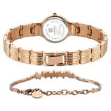 Titan Raga Quartz Analog Women's Watch With Rose Dial and Rose Gold Stainless Steel Strap,95328WM01