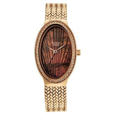 Titan Raga Quartz Analog Women's Watch With Brown Mother Of Pearl Dial And Rose Gold Stainless Steel Strap,95338WM01