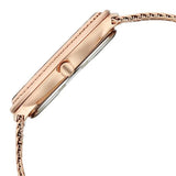 Titan Raga Quartz Analog Women's Watch With Brown Mother Of Pearl Dial And Rose Gold Stainless Steel Strap,95338WM01