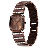 Titan Raga Glimmers Quartz Analog Women's watch with Brown Mother Of Pearl Dial and Brown Metal Strap, 95339QM01