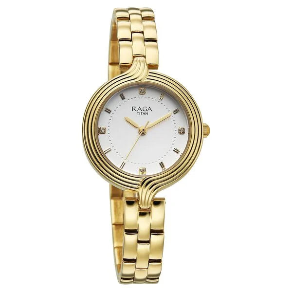 Titan, Men's, Analog Watch, Gold Dial, TI-95346YM01