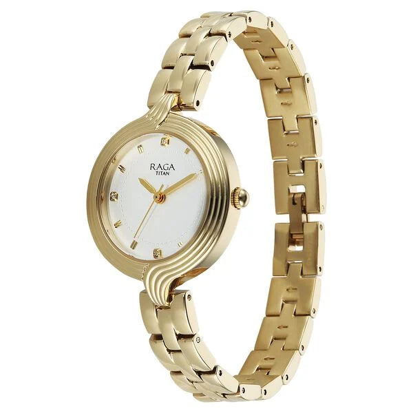 Titan, Men's, Analog Watch, Gold Dial, TI-95346YM01
