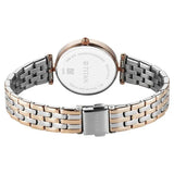 Titan Work Mode Quartz Analog Women's Watch With Silver Dial and Two Tone Stainless Steel Strap,95351KM01