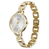 Titan Raga Women's Analog Watch Silver Dial With Golden Stainless Steel Strap , 95352YM01