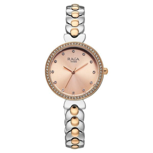 Titan, Men's, Analog Watch, Gold Dial, TI-95357KM01