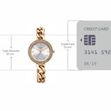 Titan Raga Women's Analog Watch Silver Dial With Rose Gold Stainless Steel Strap , 95361WM01