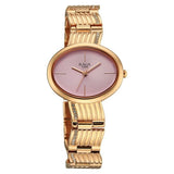 Titan Raga Glimmers Quartz Analog Women's Watch with Pink Dial and Rose Gold Metal Strap, 95362WM01