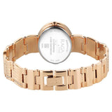 Titan Raga Glimmers Quartz Analog Women's Watch with Pink Dial and Rose Gold Metal Strap, 95362WM01