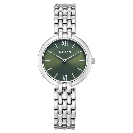 Titan, Men's, Analog Watch, Silver Dial, TI-95368SM01